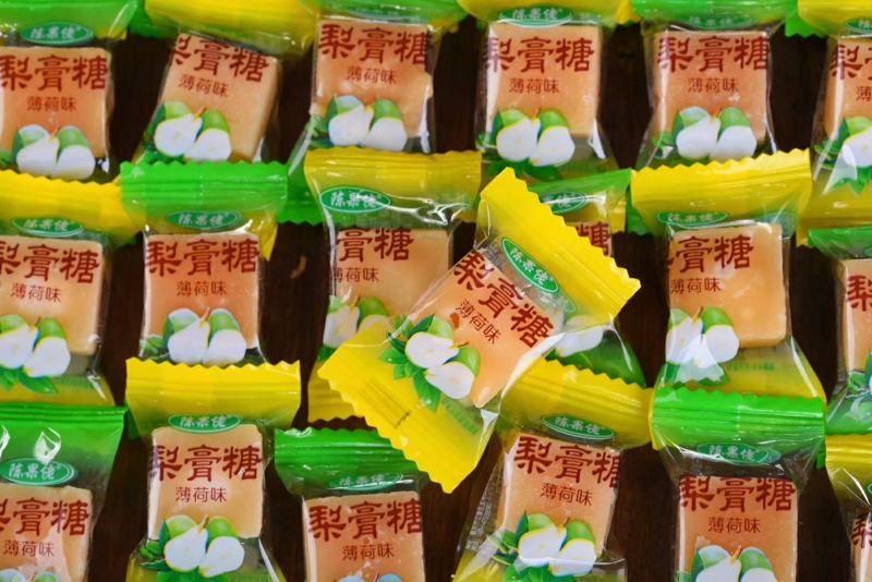 厂家供应小包装散装梨膏糖，跑江湖地摊热卖10元模式薄荷味