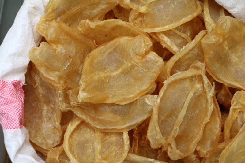 7-8头开边黄花胶开片鱼胶花胶批发代送礼礼盒