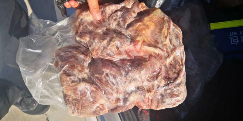 蒙古熟羊肉，八分熟，自己生产制作清水卤煮八分熟纯山羊肉