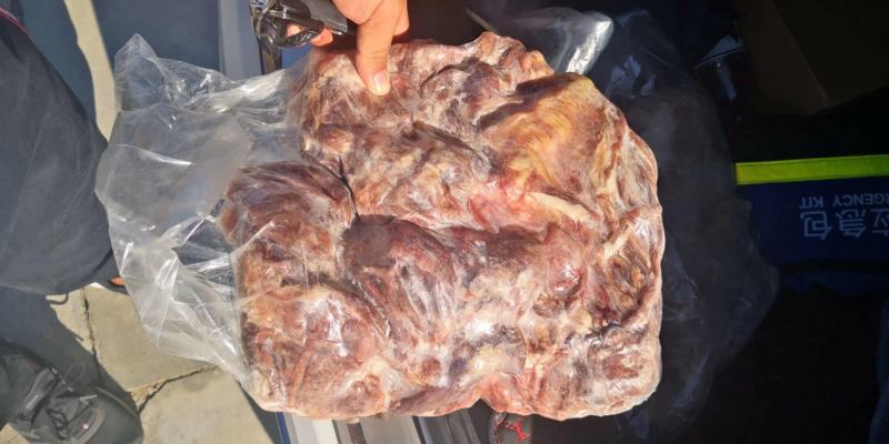 蒙古熟羊肉，八分熟，自己生产制作清水卤煮八分熟纯山羊肉