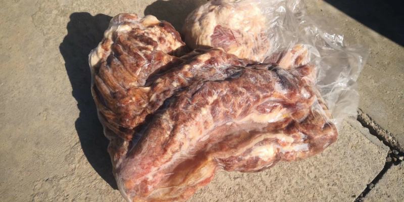 蒙古熟羊肉，八分熟，自己生产制作清水卤煮八分熟纯山羊肉