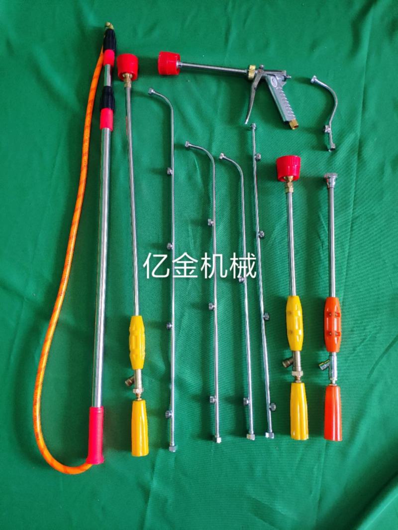植保打药机配件高压喷枪喷头药泵连接管高压打药管对丝开关