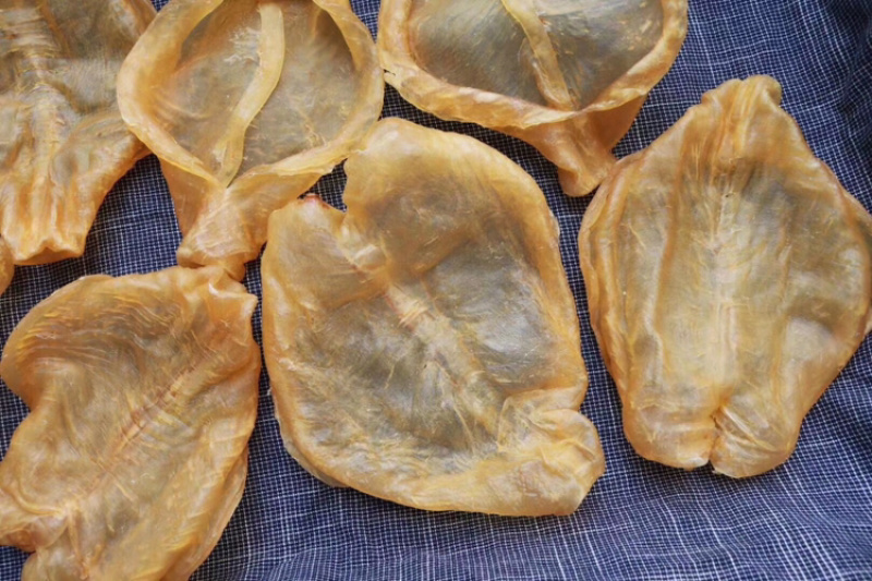 5头开边黄花胶开片鱼胶花胶水产干货批发代发送礼礼盒