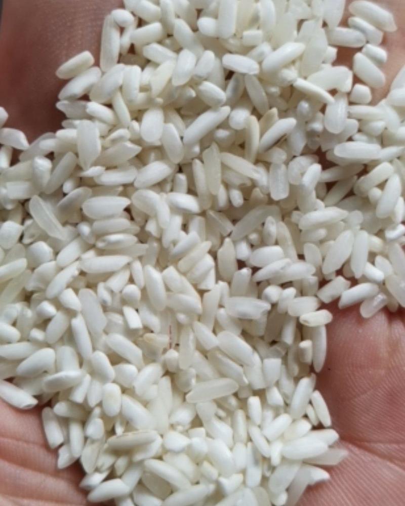 碎糯米，有糯性的白米，做酒熬粥用的，不是纯糯米