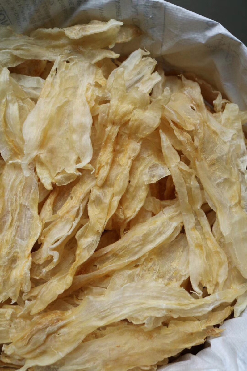 阴阳头大块厚肉白净鱼胶花胶水产干货批发代发