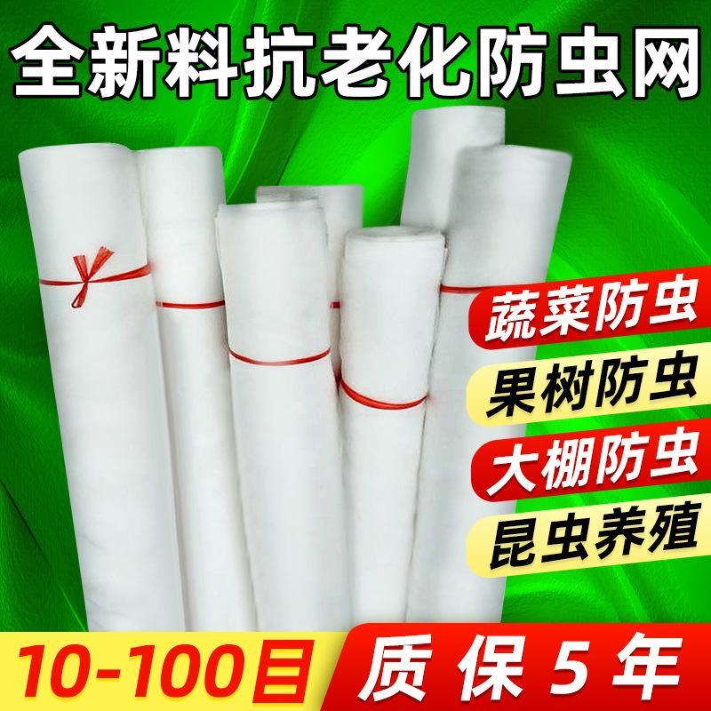 厂家直销，现货供应，40目加密防虫网，蔬菜大棚专用防虫害