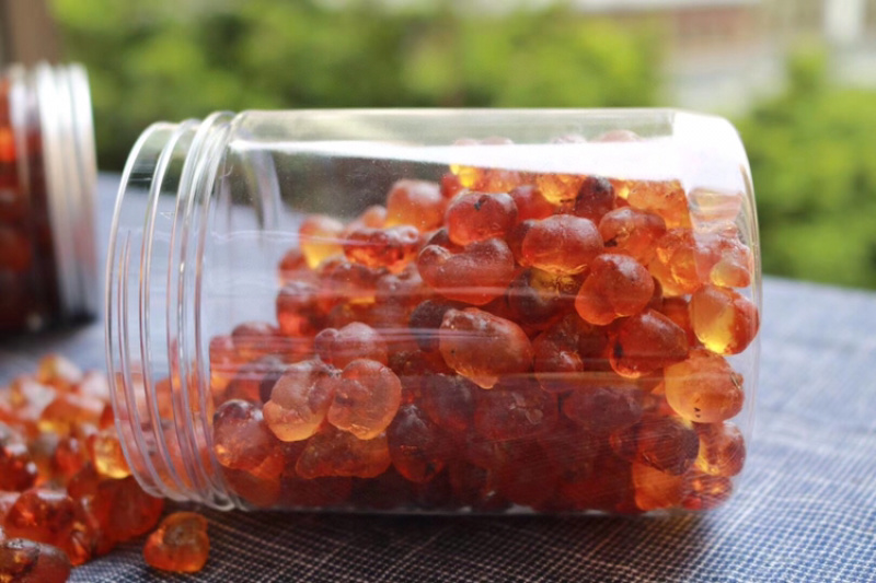 大颗粒珍珠桃胶干净美味杂志批发代发送礼礼盒