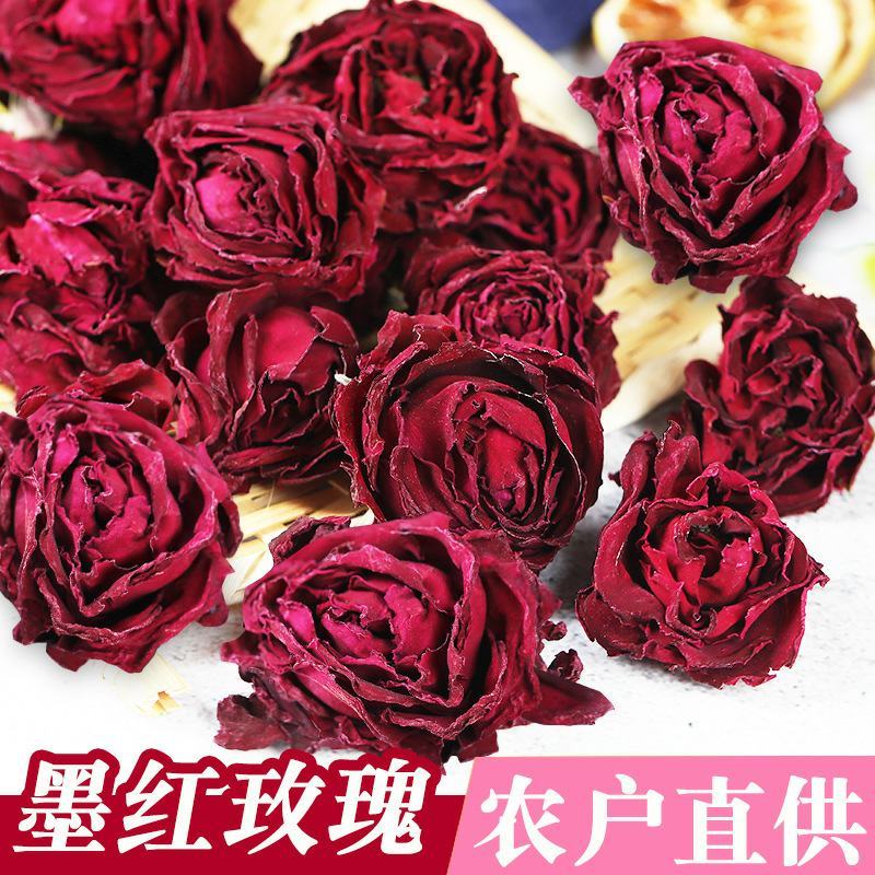 墨红玫瑰花墨红玫瑰花茶大量批发一朵一杯