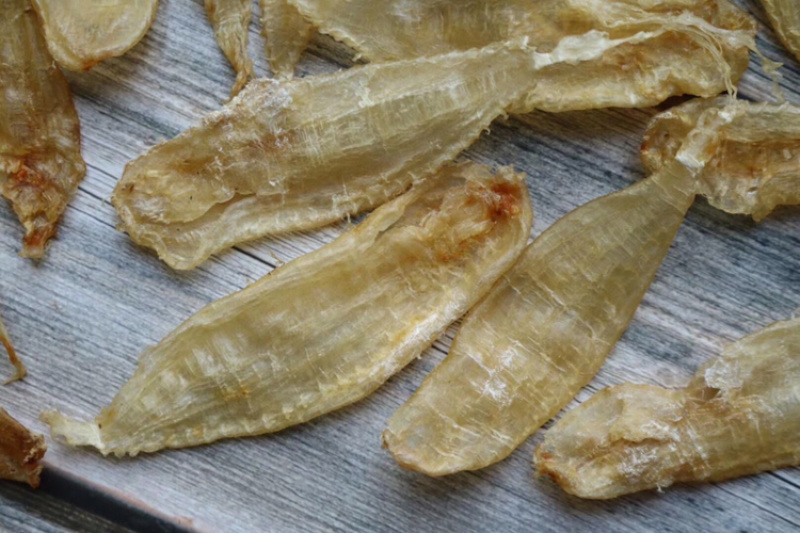 75头三牙赤嘴条鱼胶花胶水产干货批发代发送礼礼盒