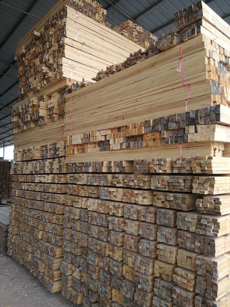 原木衫木各种工地方条模板4x8，3x5，5x10等等