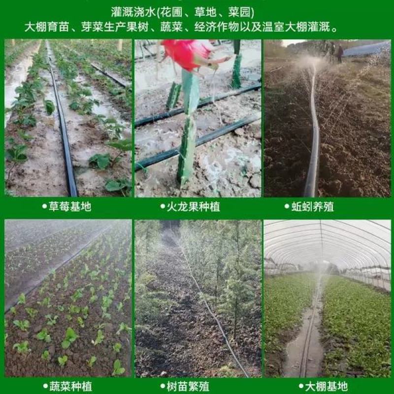 农用微喷带喷水带滴灌带雾化灌溉微喷喷灌滴灌设备自动浇水器