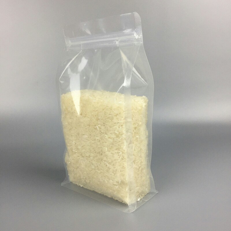 八边封透明手提袋自封袋通用食品拉链礼品袋