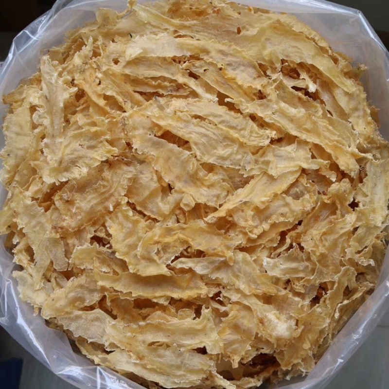 100头冰岛鳕鱼胶足干花胶水产干货批发代发