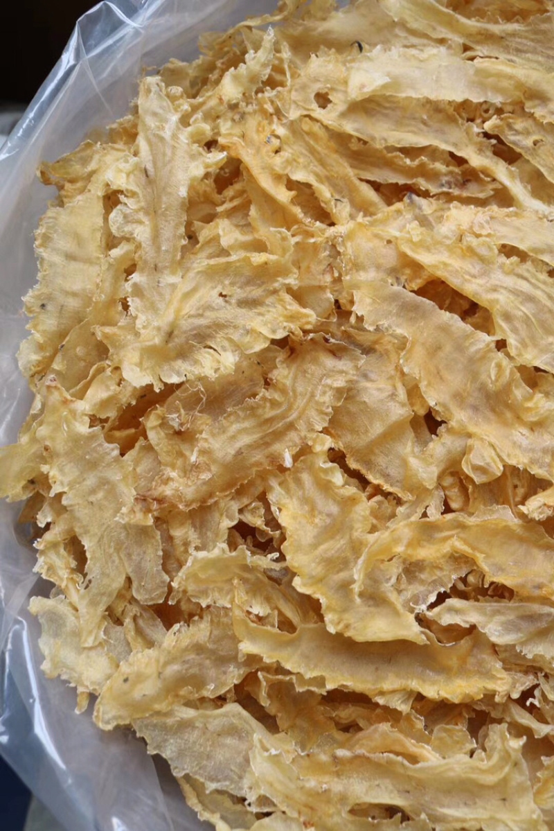 100头冰岛鳕鱼胶足干花胶水产干货批发代发