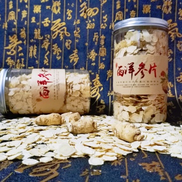 精选纯软质西洋参片低农残圆片足龄老参切片泡茶花旗参含片