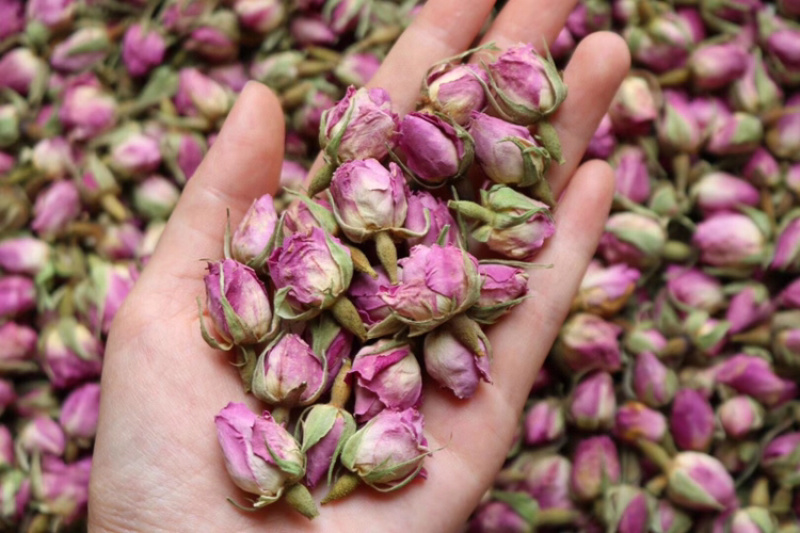 粉玫瑰花茶颗粒饱满品相漂亮批发代发送礼礼盒装