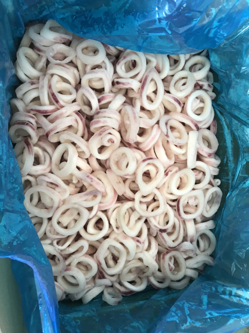 速冻鱿鱼圈冷冻海产品、、