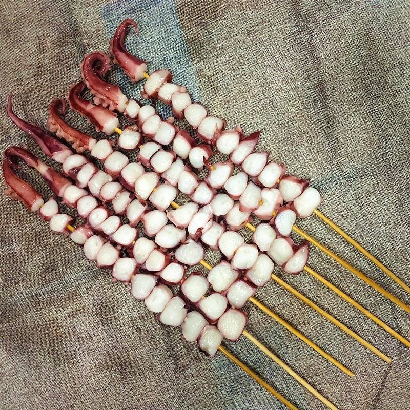 章鱼足串霸王龙珠串烧烤食材150克*100串苏浙沪皖包邮