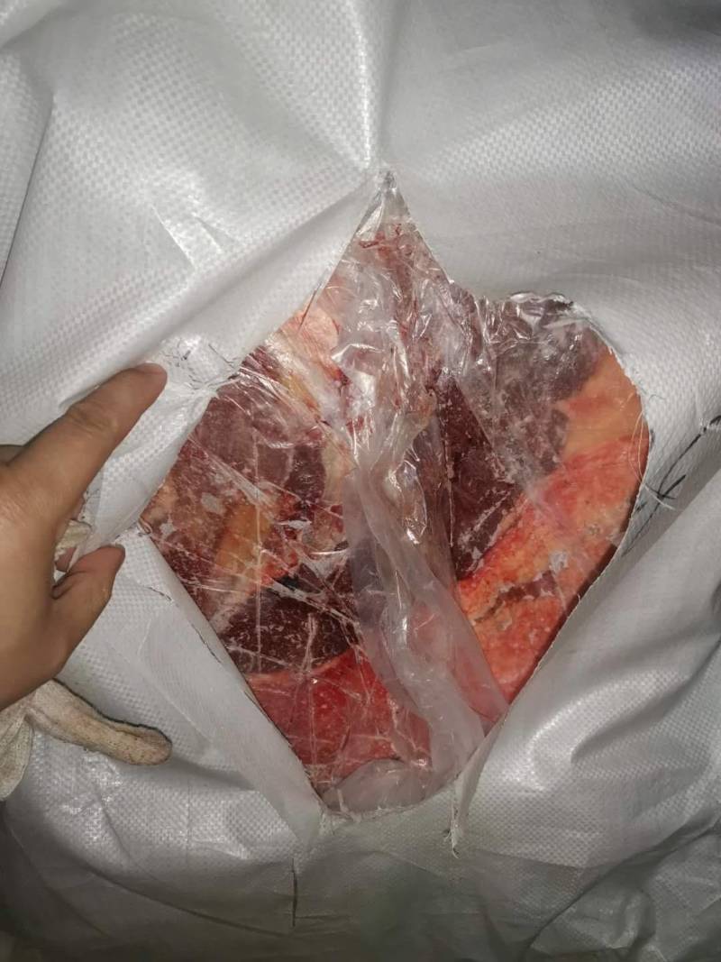 冻品马肉，蒙古正关马肉超码四分体精修去油