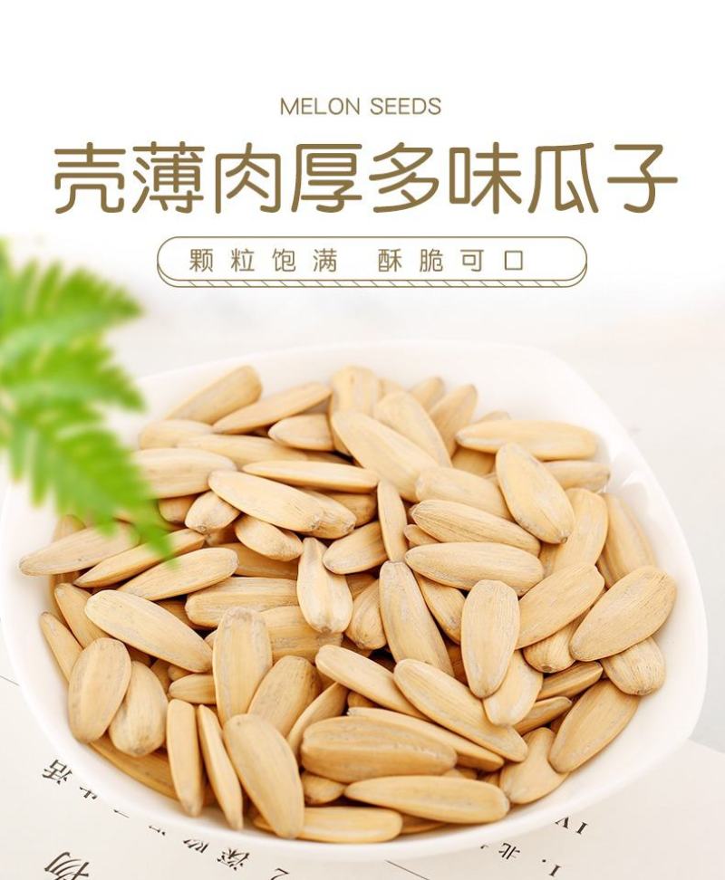 多味瓜子363大脱皮瓜子袋装葵花籽坚果炒货零食品批