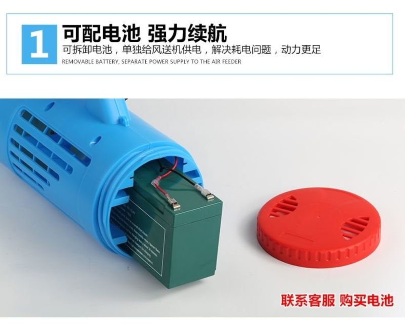 电动喷雾器送风筒风送头农用喷雾器送风机弥雾机吹风喷头园林