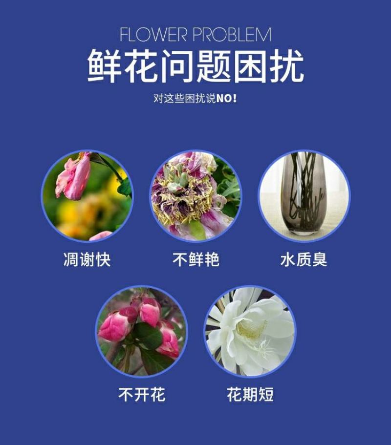 进口荷兰可利鲜鲜花保鲜剂营养液延长剂百合通用型小袋装花店
