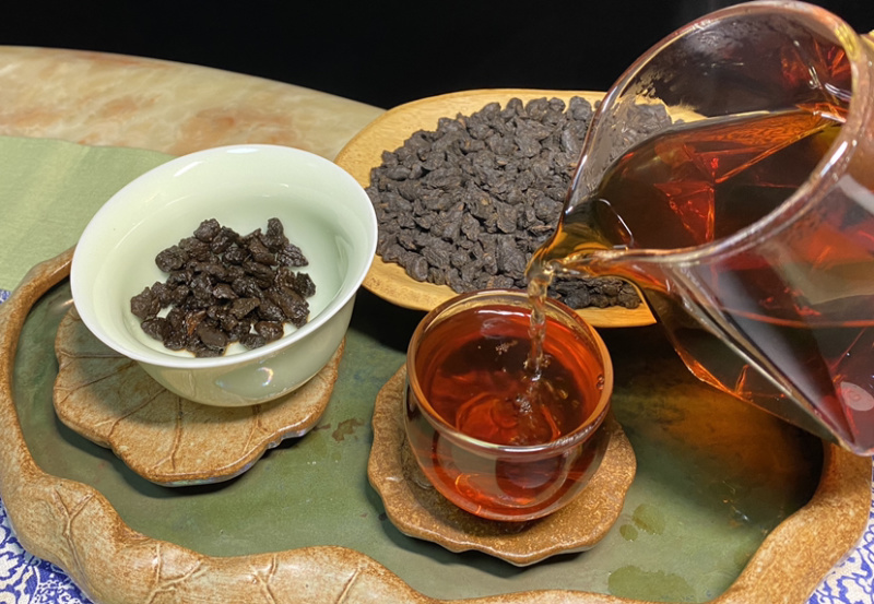 茶化石碎银子老茶头升级版普洱茶熟茶糯香味，入口顺滑