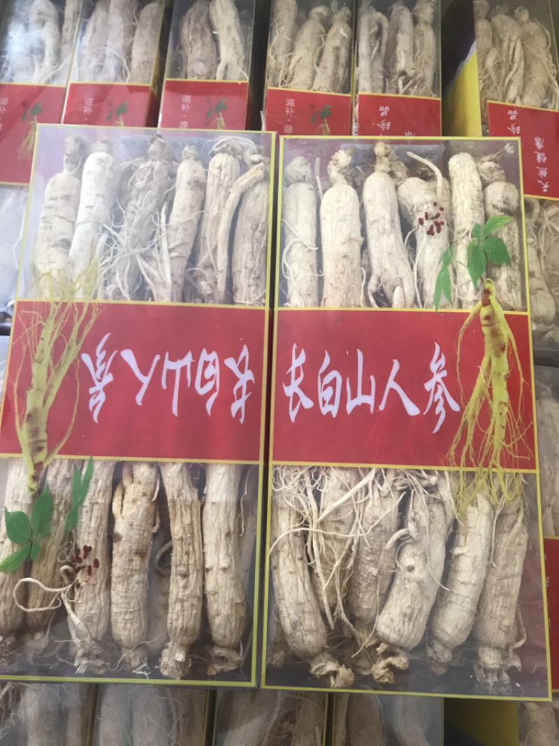 长白山人参30～35只装精装长白山人参