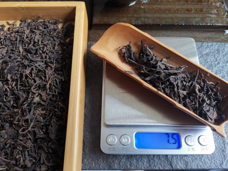 普洱熟茶，干仓存储2005年中期茶