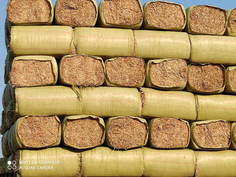 2022大量常年供应小麦秸秆麦草麦秸粉碎柔丝小包