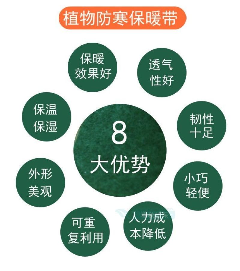 裹树布护树宝包树布保温防寒冻保暖园林绿化缠绕绑布带