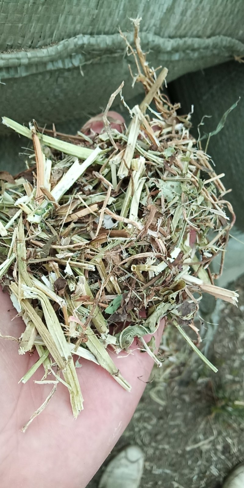 花生秧牛羊草，1-3公分袋装，压块。质量保证