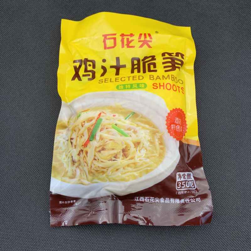 350g鸡汁脆笋新款包装专利锁鲜工艺口感鲜脆