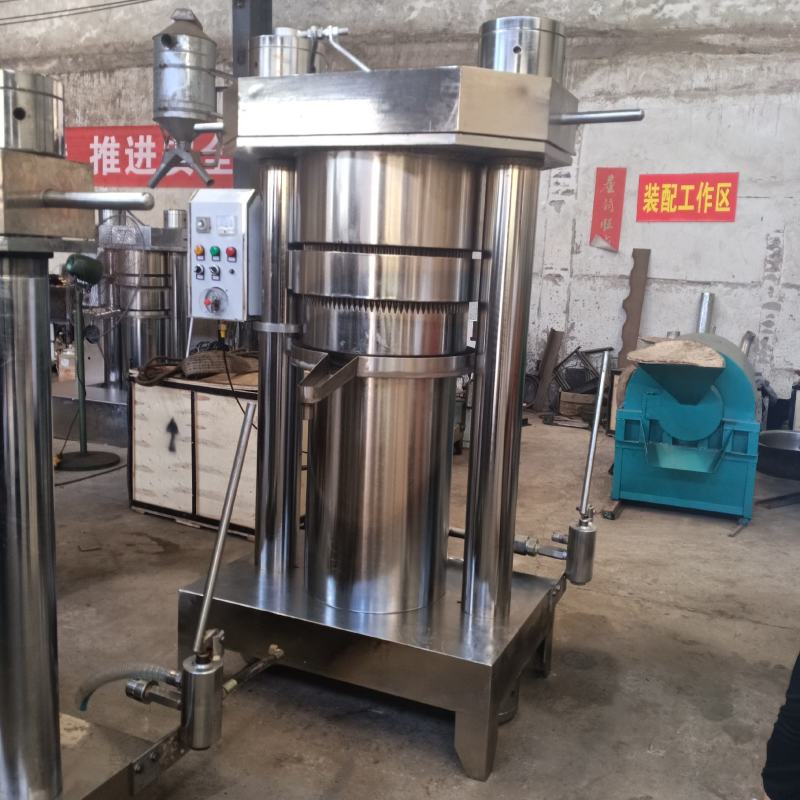 全自动中型液压榨油机大型商用花生芝麻炼油机