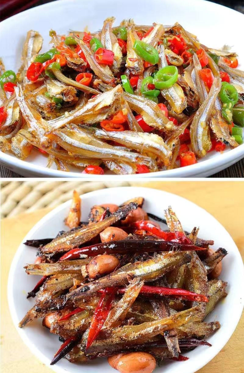 小鱼干自然淡干烹炒鲜香美味很好吃保质保量包邮