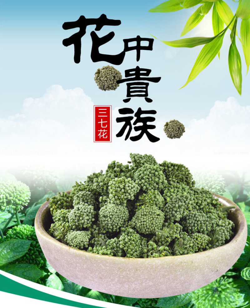 云南文山三七花田七花三年四年花新三七花地摊销售批发