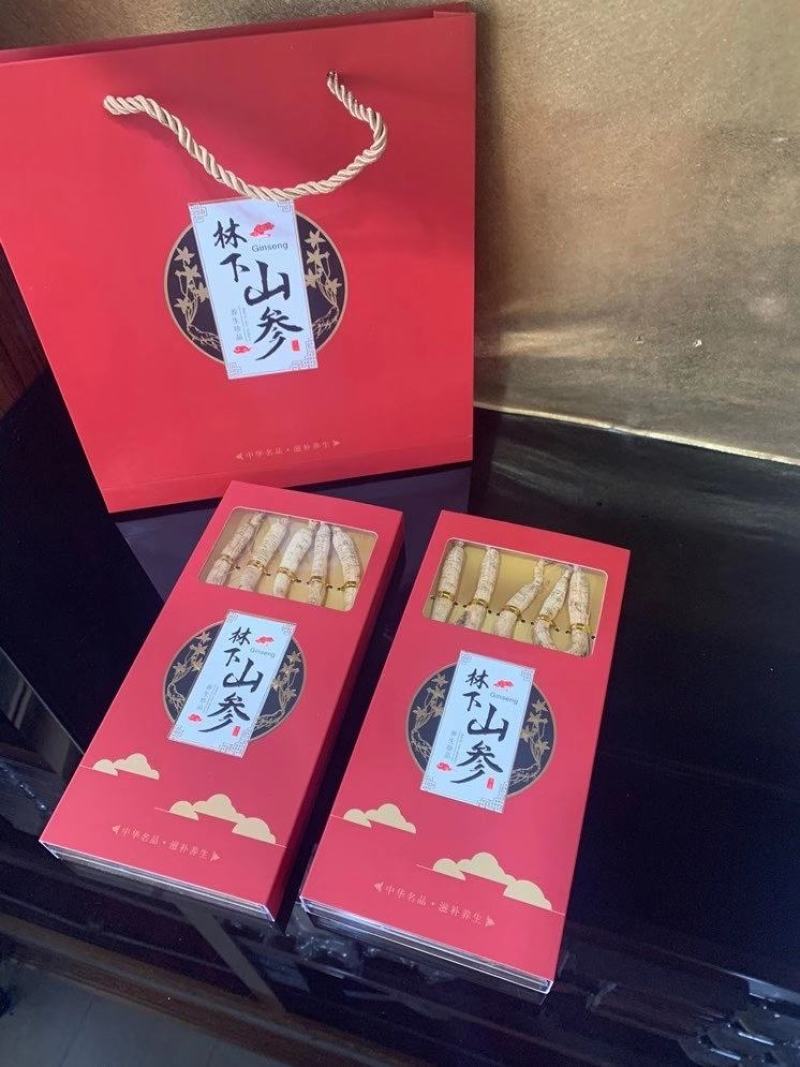 长白山林下参自然生长足龄老参17-25年精挑细选礼盒装