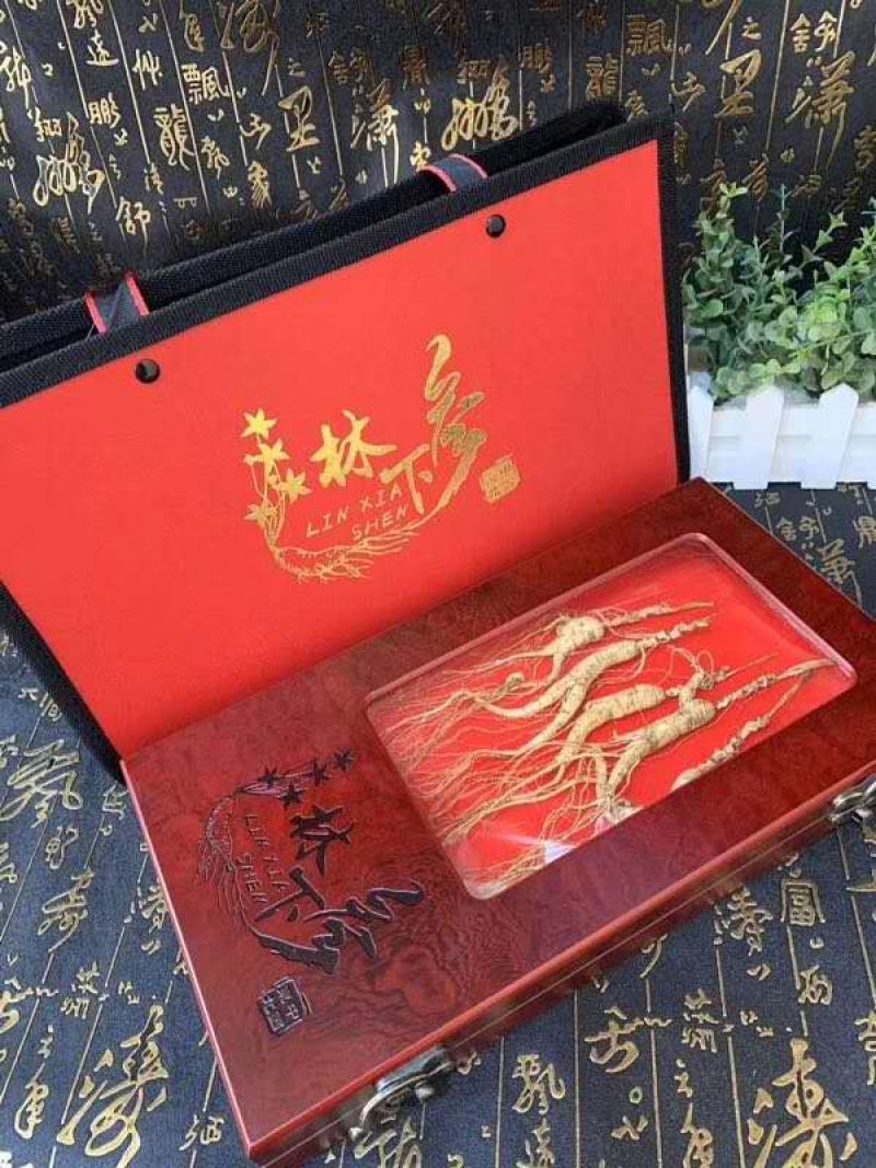 长白山林下参自然生长足龄林下参精美礼盒包装20年送礼