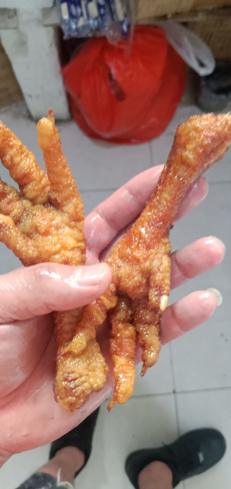 【虎皮鸡爪】油炸大鸡爪，货干出品率高，长期稳定有货，