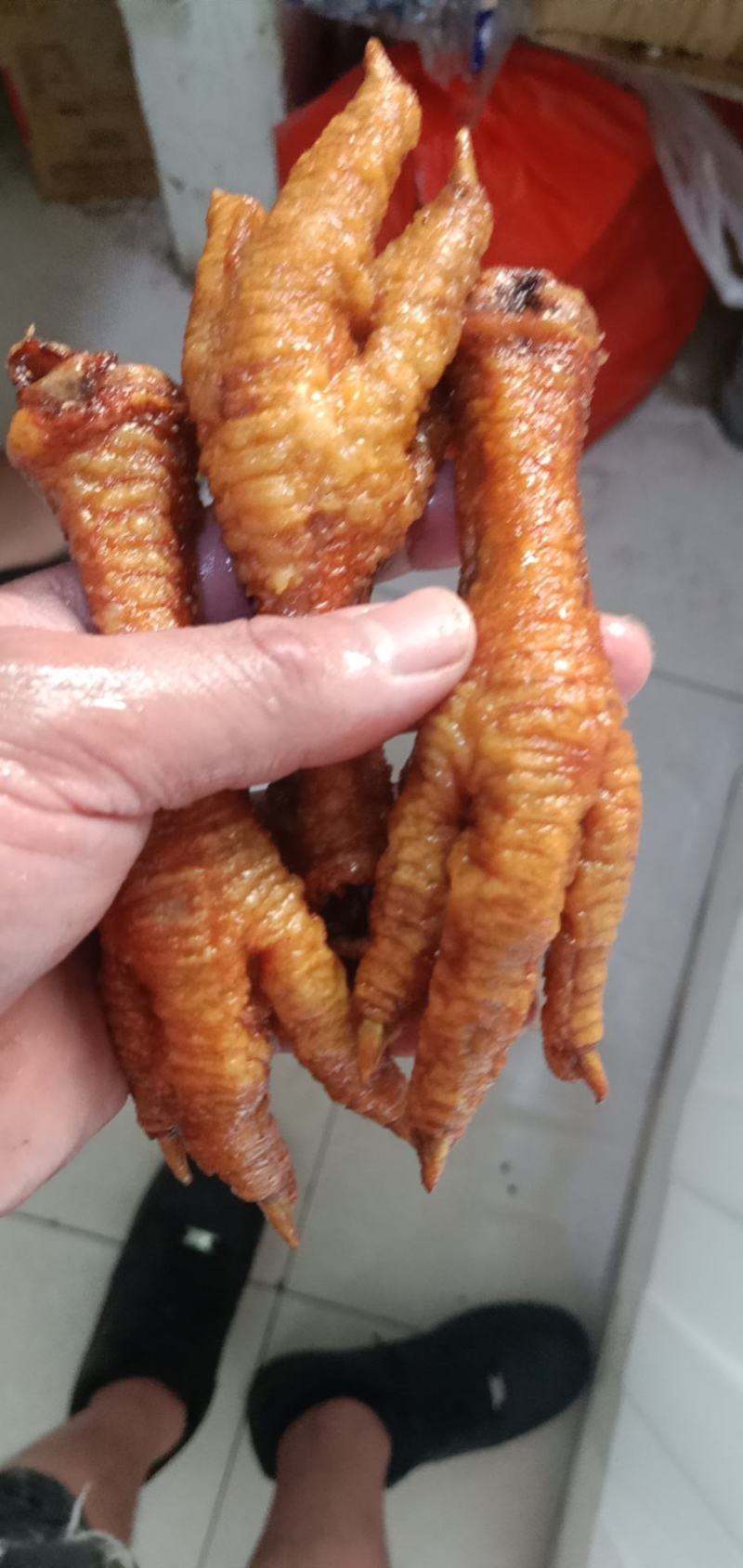 【虎皮鸡爪】油炸大鸡爪，货干出品率高，长期稳定有货，