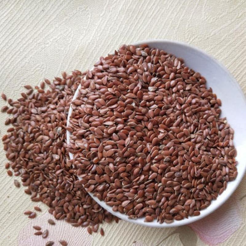 熟棕色亚麻籽低温烘焙五谷杂粮磨坊粉豆浆粉原料批发