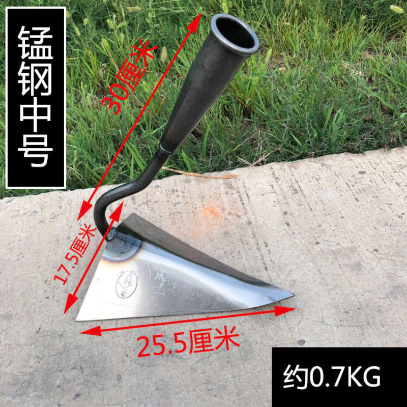 清仓开沟起垄三角锄头培土挖土豆红薯锄头开荒种菜施肥锄头