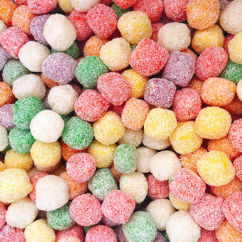 厂家直销膨化食品彩虹糖糖葫芦原料儿童糖果小吃