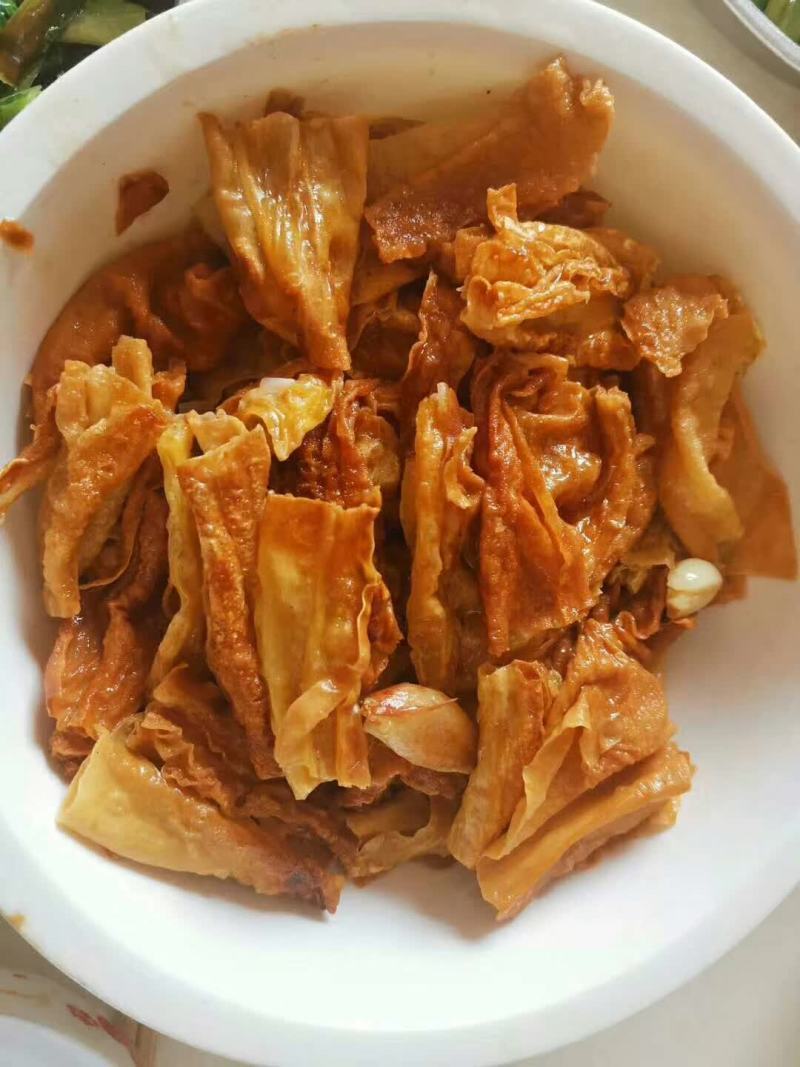 农家纯正黄豆原味腐竹