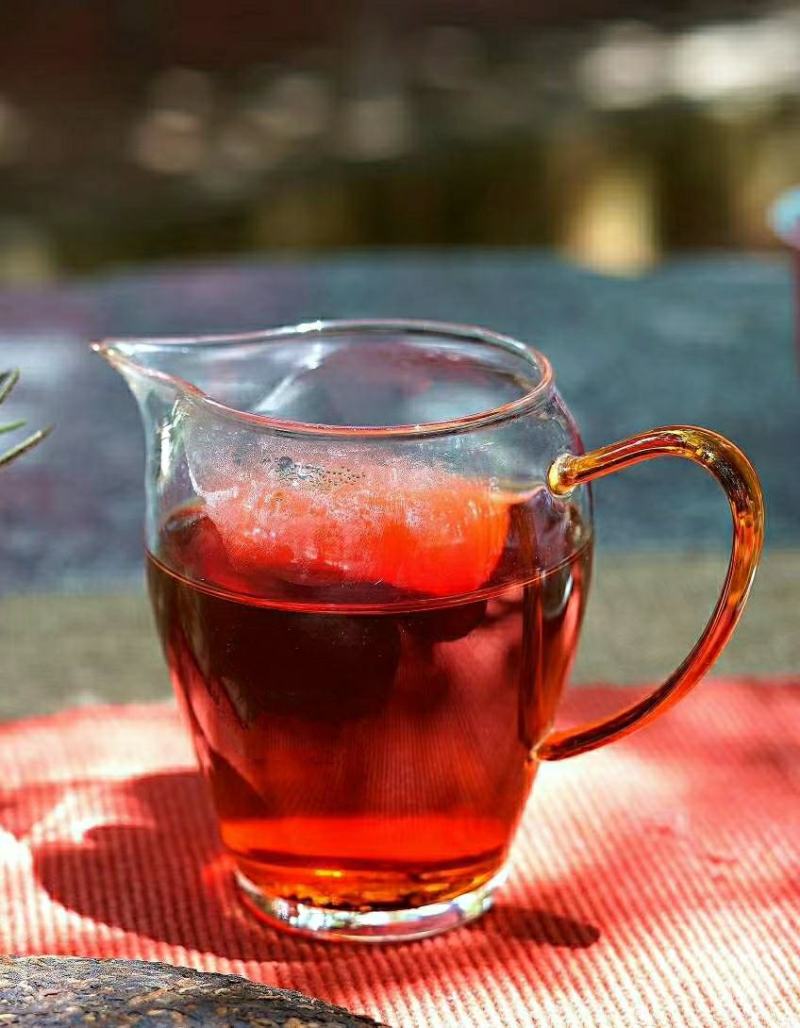 2018年古树料发酵布朗高山普洱茶熟茶357g