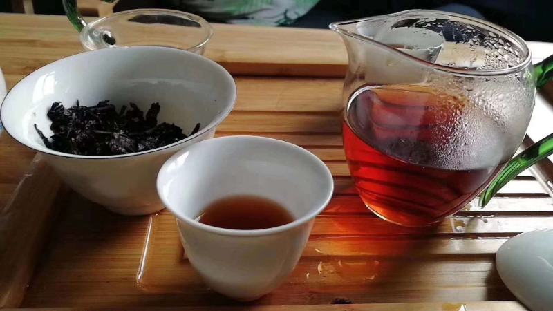 2018年古树料发酵布朗高山普洱茶熟茶357g
