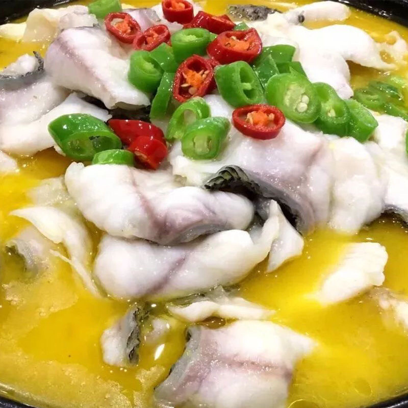 免浆黑鱼片免浆鱼片酸菜鱼半成品无刺水煮鱼片