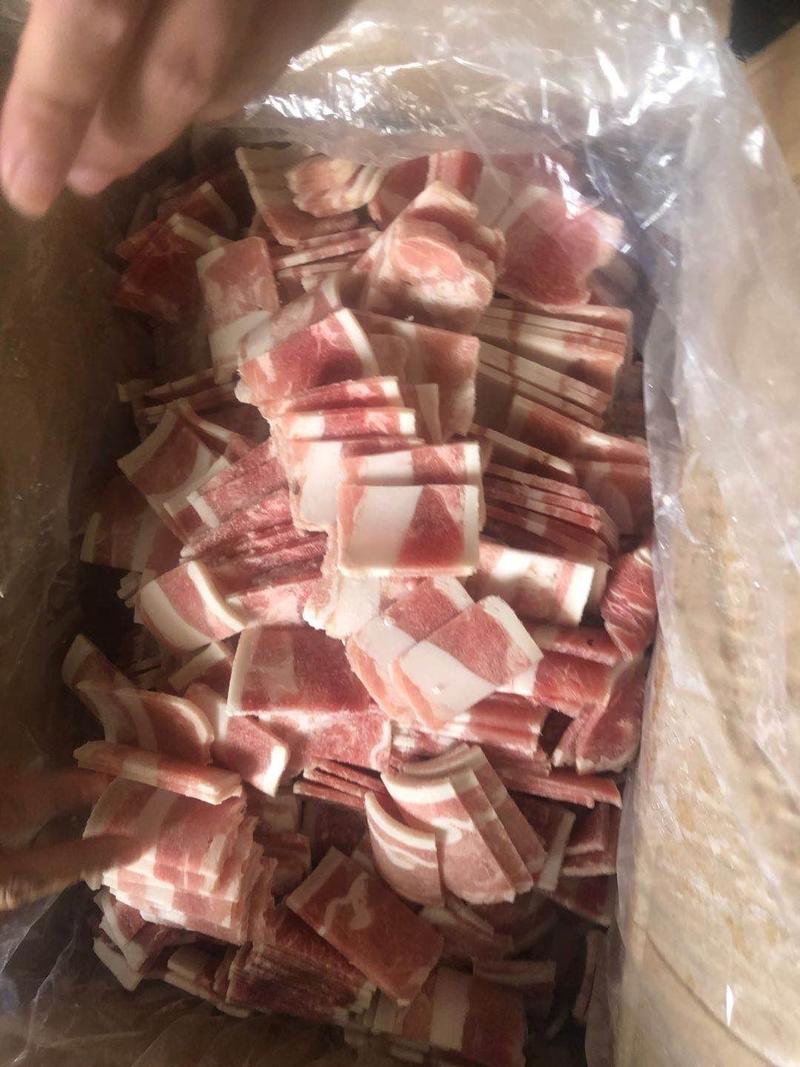 猪五花肉片纯肉切割手续齐全
