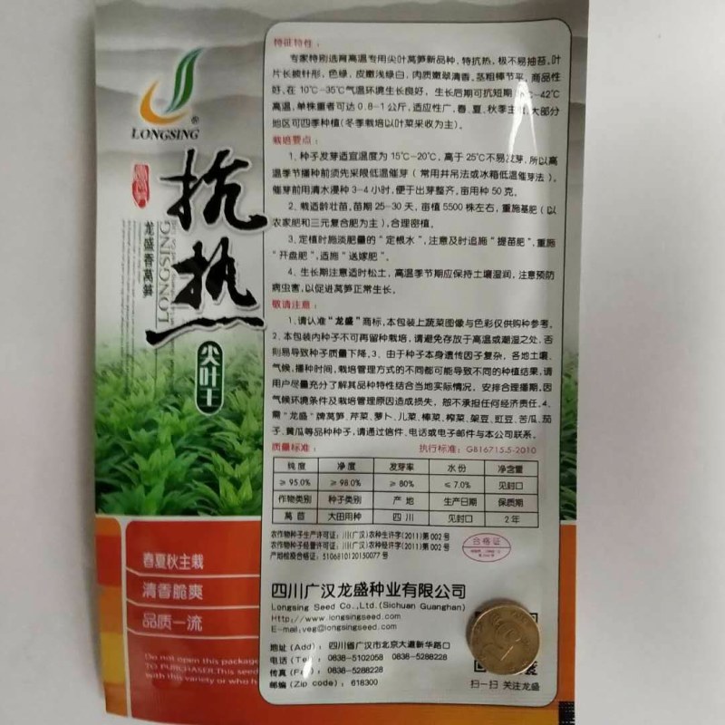 莴笋种子红皮绵蔬红坝紅皮窝笋，脆香青皮莴笋种子