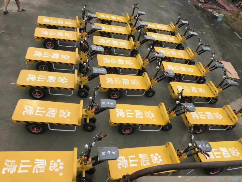 平板运输车电动拉货车厂家搬运车图片可以定制